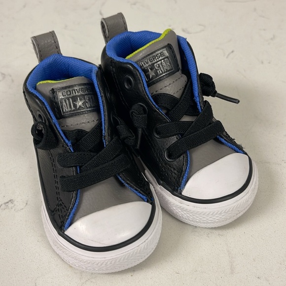 Converse Chuck Taylor All Star Street Black 754324C Toddler Size 3 Kids - Picture 10 of 16